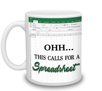 Excel Mug-Special Gift For for accountants Printed Mug