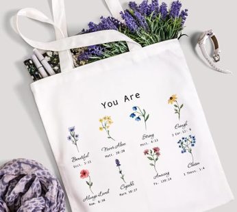 Wildflower-Printed Bag