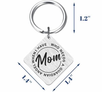 Mom Gifts from Daughter Son, Mom Birthday Keychain, Mom Mother’s Day Christmas Gift Ideas