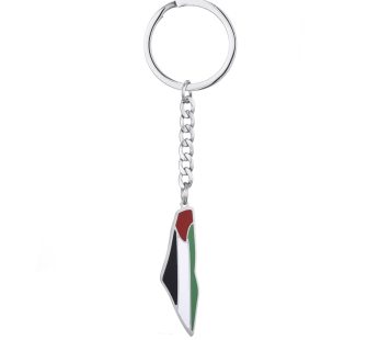 Palestine Map Flag Keychain Jewelry Palestine Maps Flag Key Chain